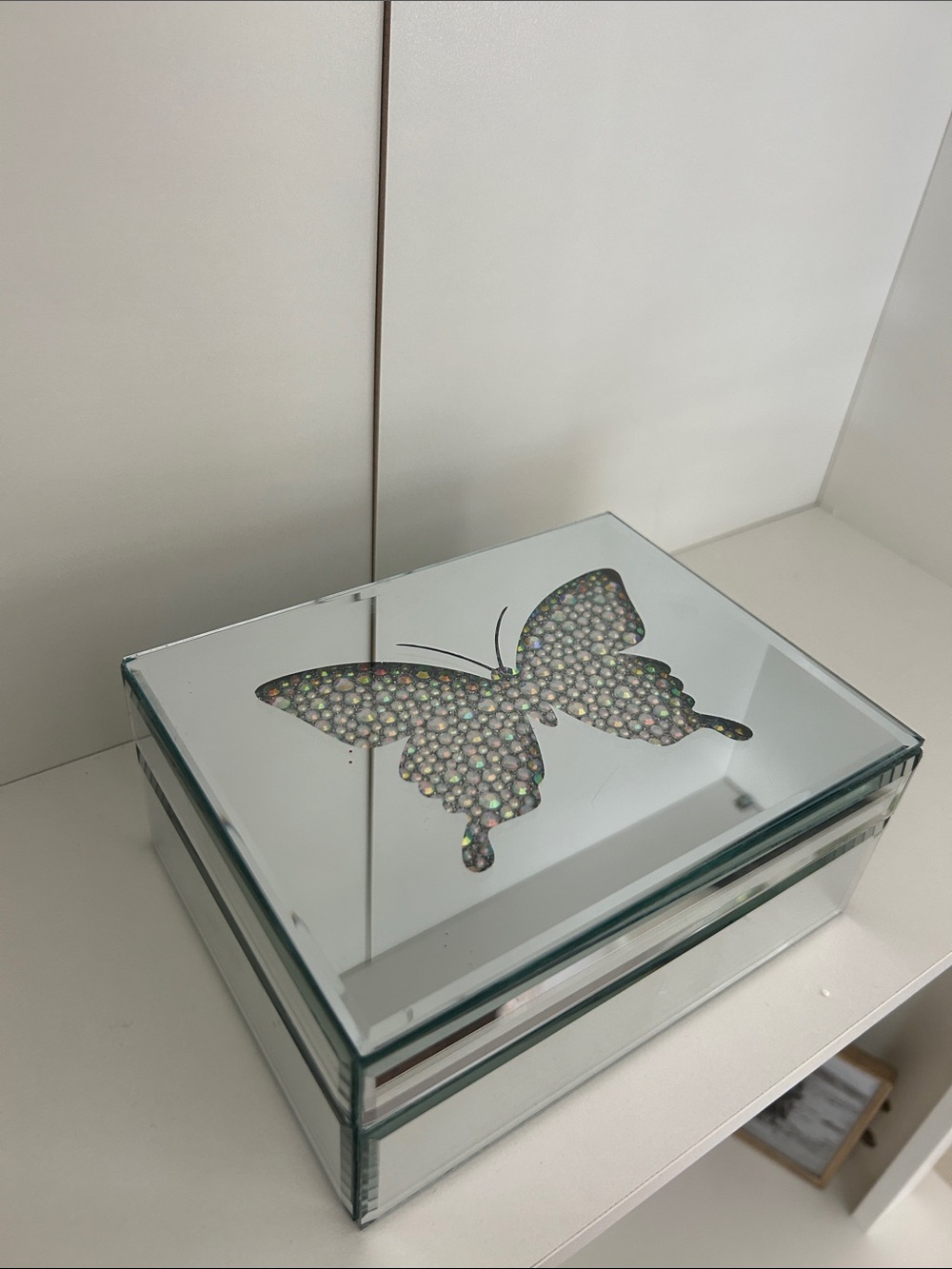Decorative Butterfly Mirror Box
